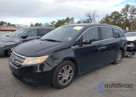 2008 Honda Odyssey Ex-L z USA, uszkodzony, nr VIN 5FNRL38628B115737